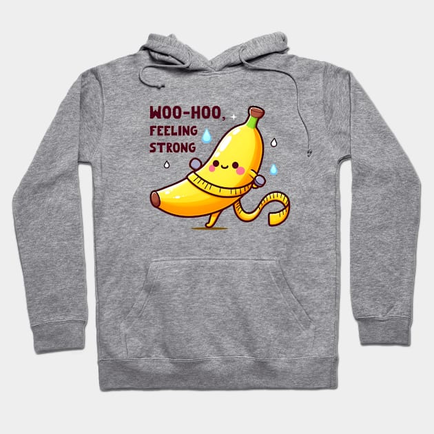 Weight loss motivation banana Hoodie by Shreefel